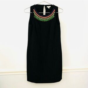 SHOSHANNA Beaded Sleeveless sheath
Dress in Black